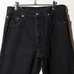 美品 34×30 505-0260 00年 サルファーブラックデニムパンツ Levi’s リーバイス 黒