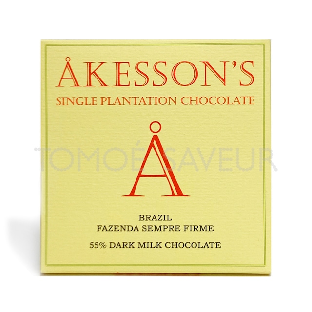 ブラジル ファゼンダセンプレフェルメ55% ダークミルクチョコレート〈アケッソンズ〉