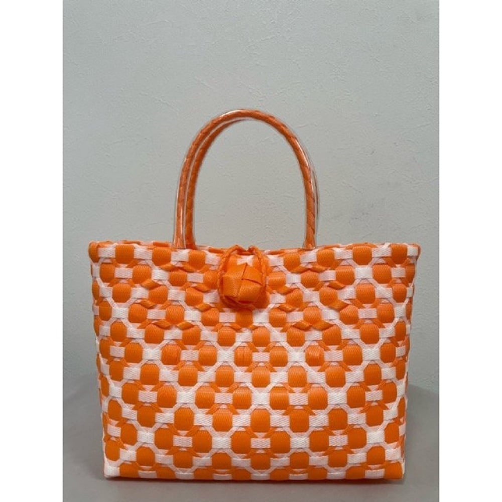 SALE 10%OFF】プラカゴ プラバッグ プラかごバッグ ハンドメイド