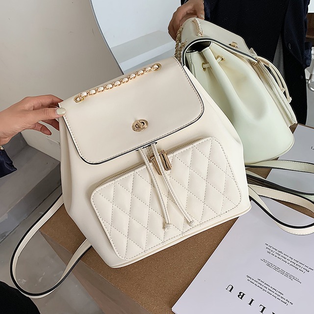 Lingge刺繍糸ショルダーバッグ女性2020新しいトレンディなファッション野生中学生バッグネット赤大容量バックパック Tiancai_Wing_Bag1574338