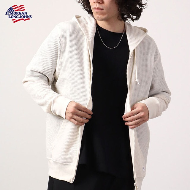 【年間定番】ワッフルフルジップパーカ #JD610-12S