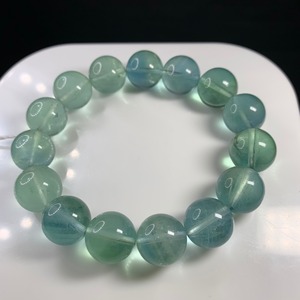b128 ブルーグリーンフローライトブレスレット