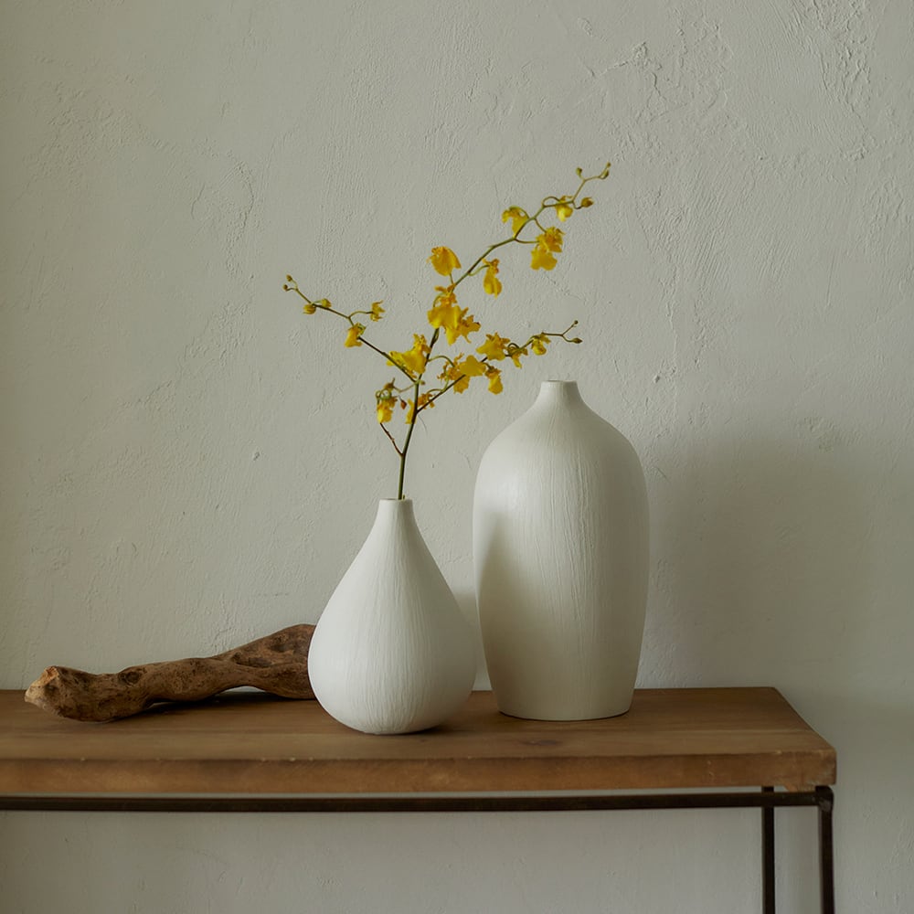 廃盤品  ブランベリーヘッジ　フラワーベース　希少 shesay PORCELAIN フラワーベース プランパー（S） | Zakka so-la