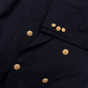 DAKS ダックス 金ボタン 背抜き ダブル テーラードジャケット 紺ブレ Y-5/ネイビー メンズ