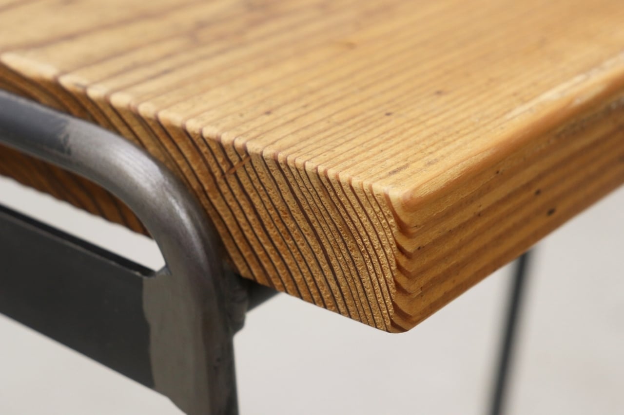 沼津店】杉山製作所 FACT H STOOL ファクト Hスツール 無垢材 アイアン