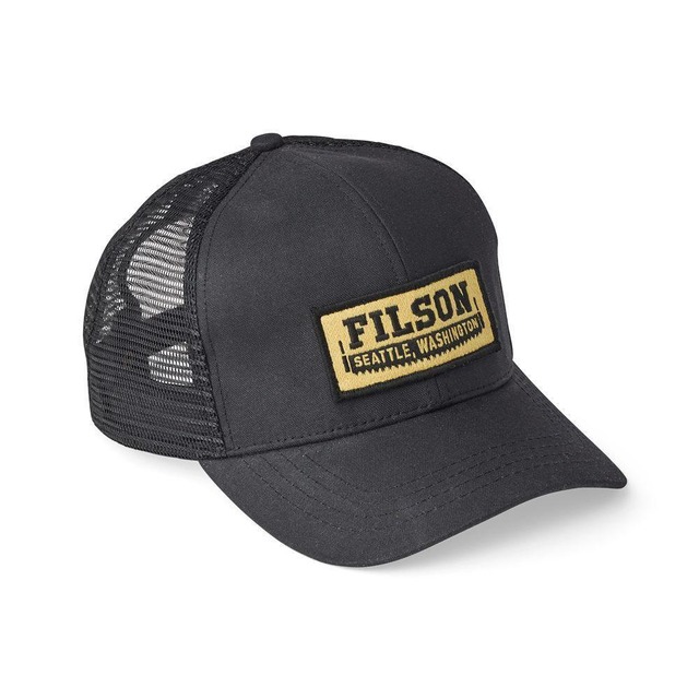 FILSON MESH LOGGER CAP BLACK