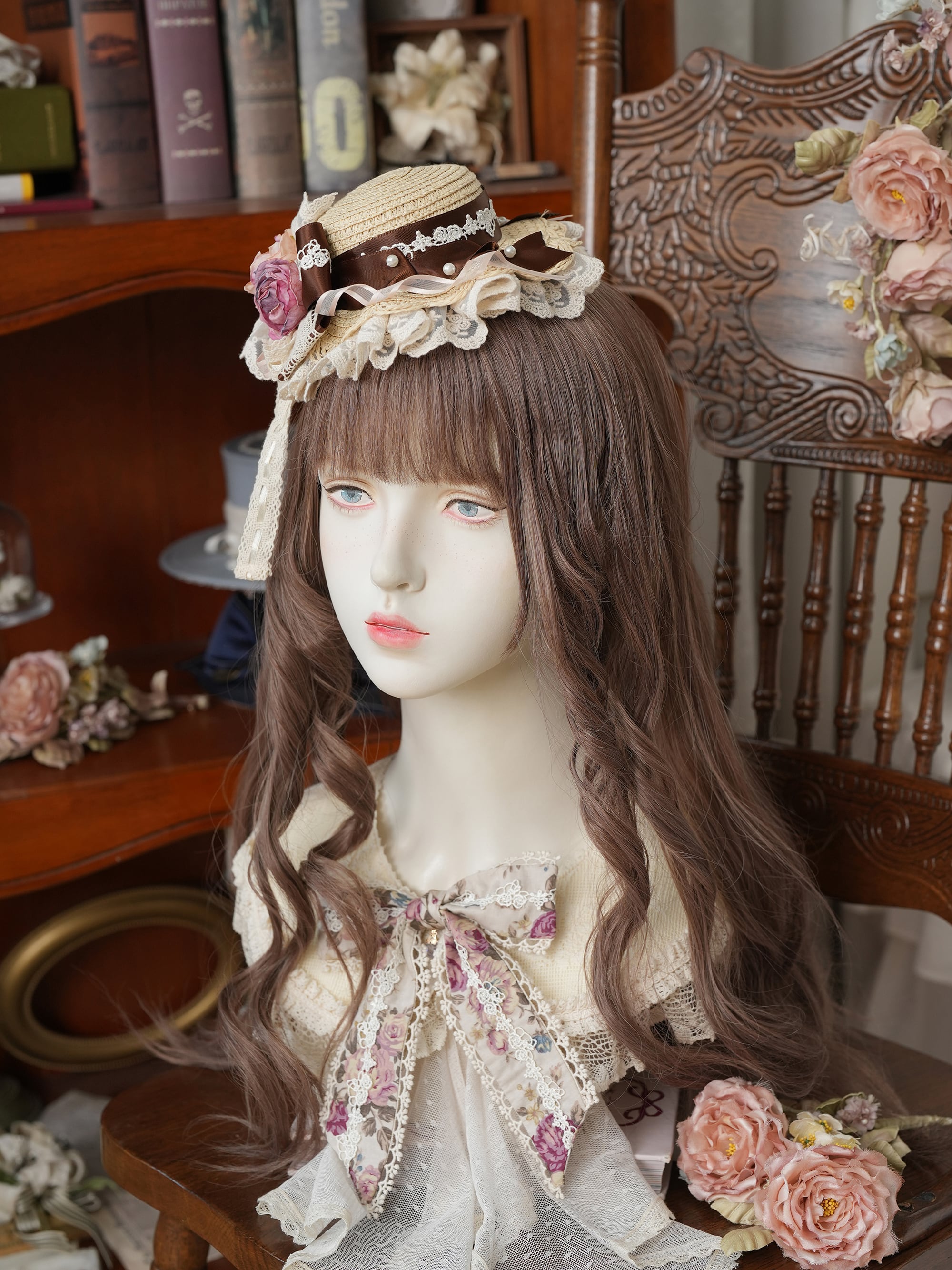 フローレンス・ブーケ ローズカクテルハット | HoshibakoWorks