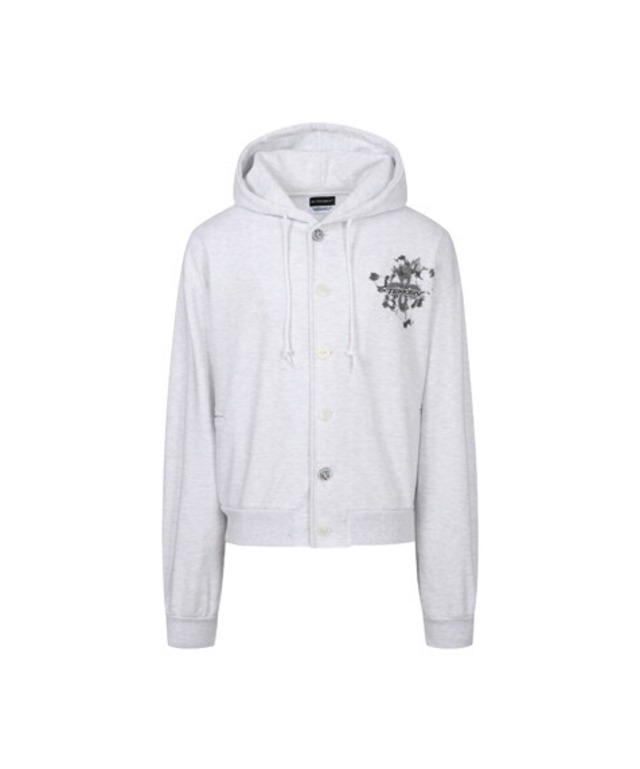 [SURGERY] surgery x tekken button up hood 'white' 正規品 韓国ブランド 韓国通販 韓国代行 韓国ファッション sur8ery サージェリー 取扱店 日本 店舗