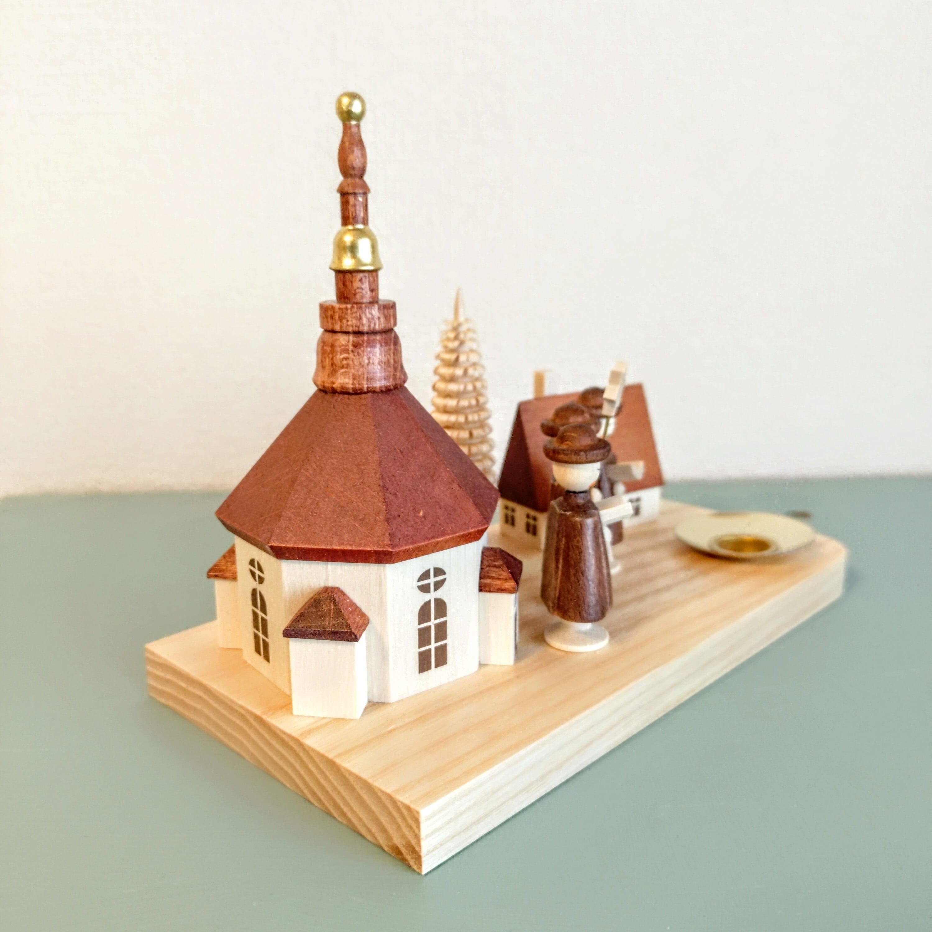 ザイフェン教会と聖歌隊 キャンドルホルダー | POLKA ドイツ工芸品