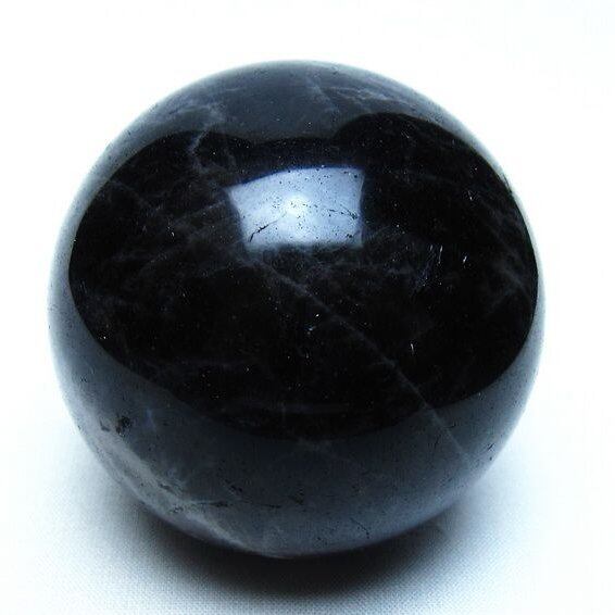 モリオン 黒水晶 丸玉 65mm 一点物 151-9468