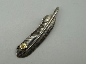 ゴローズ　美品　金メタル付特大フェザー右　現行11.53g