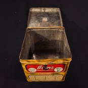 1920s アイヴィンズ ソルティン クラッカー ヴィンテージ ティン缶 IVINS “SALTINES” Cracker Tin T-684