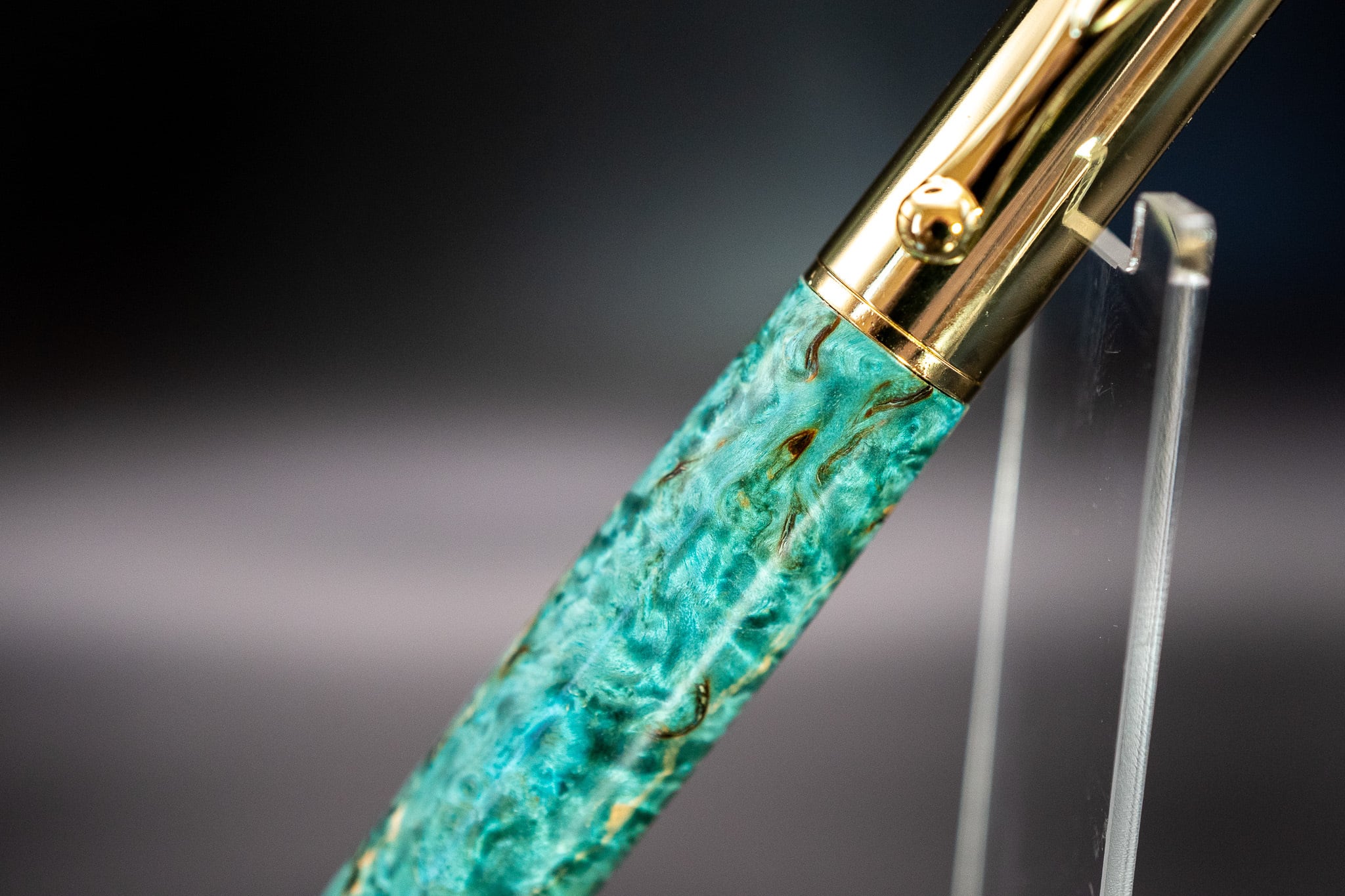 【翠玉】マスールバーチ 極上 スタビライズドウッド gold FP