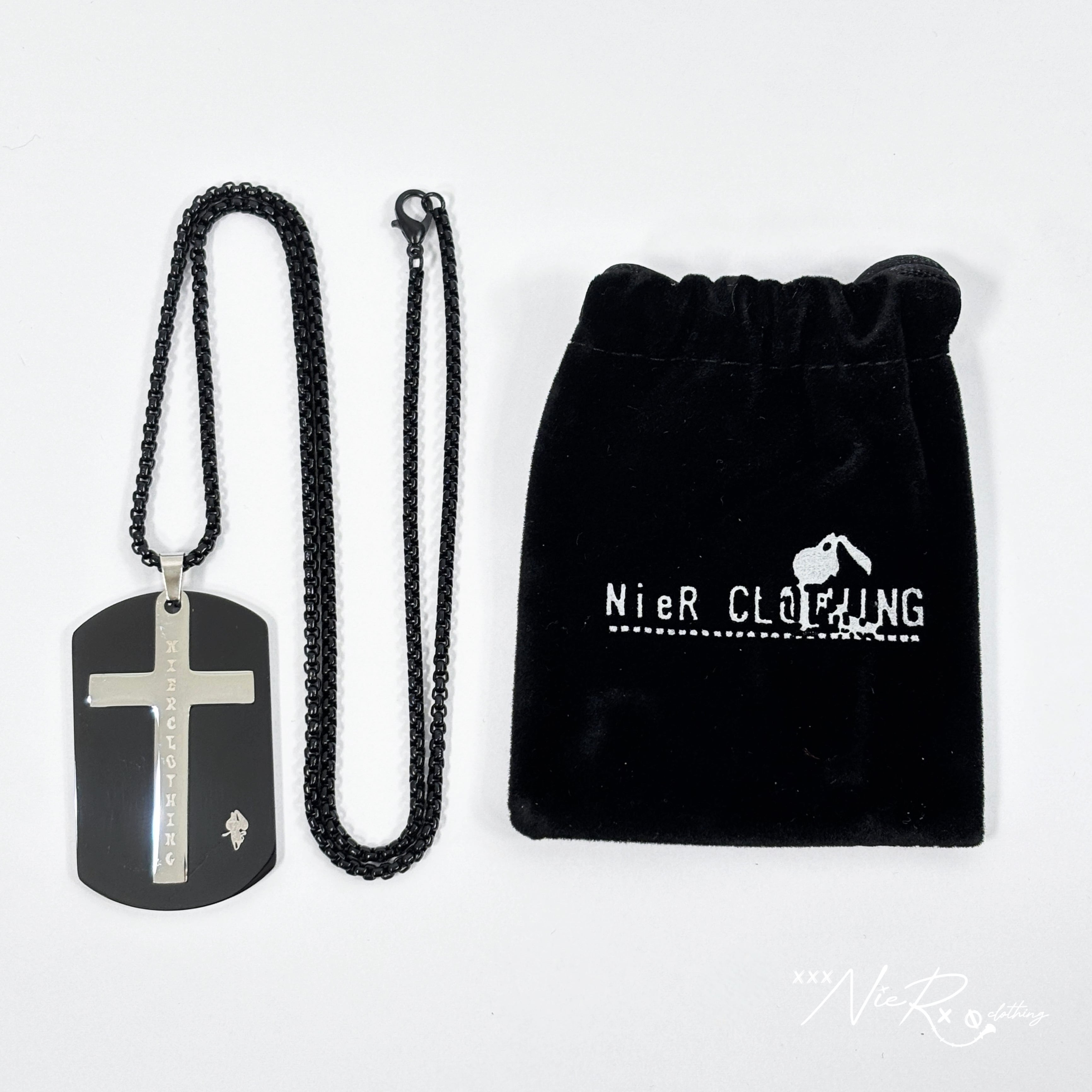 CROSS DOG TAG NECKLACE | NIER CLOTHING