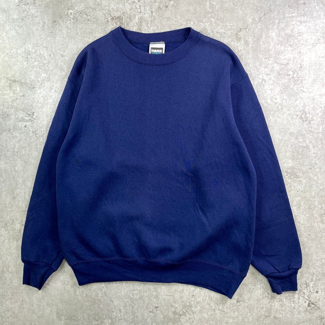 90年代 USA製 TULTEX ブランクスウェットシャツ 無地 メンズM 古着 90s