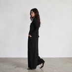 ストラップ調節 ワイドサロペットパンツ