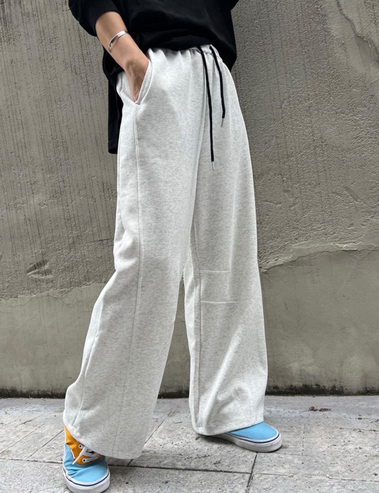 【25aw】Straight-line Relax Pants_3colors