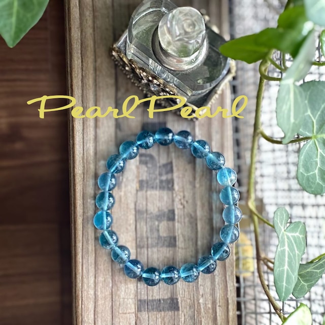 希少＊ブルーのフローライトブレスレット