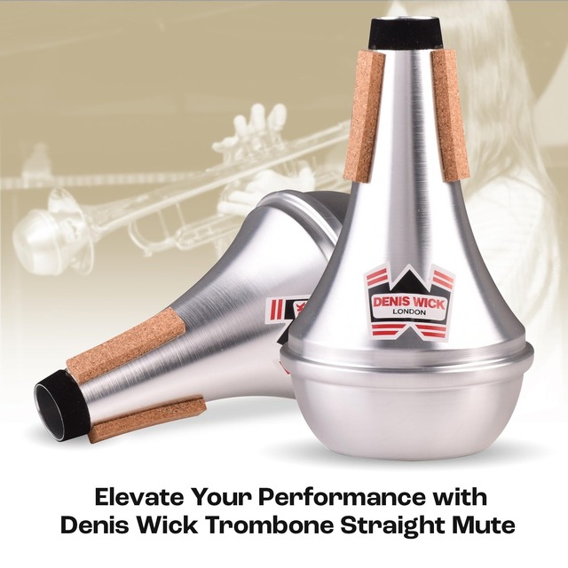 Denis Wick デニスウィック ミュート トランペット コルネット用 ストレート アルミ 5504