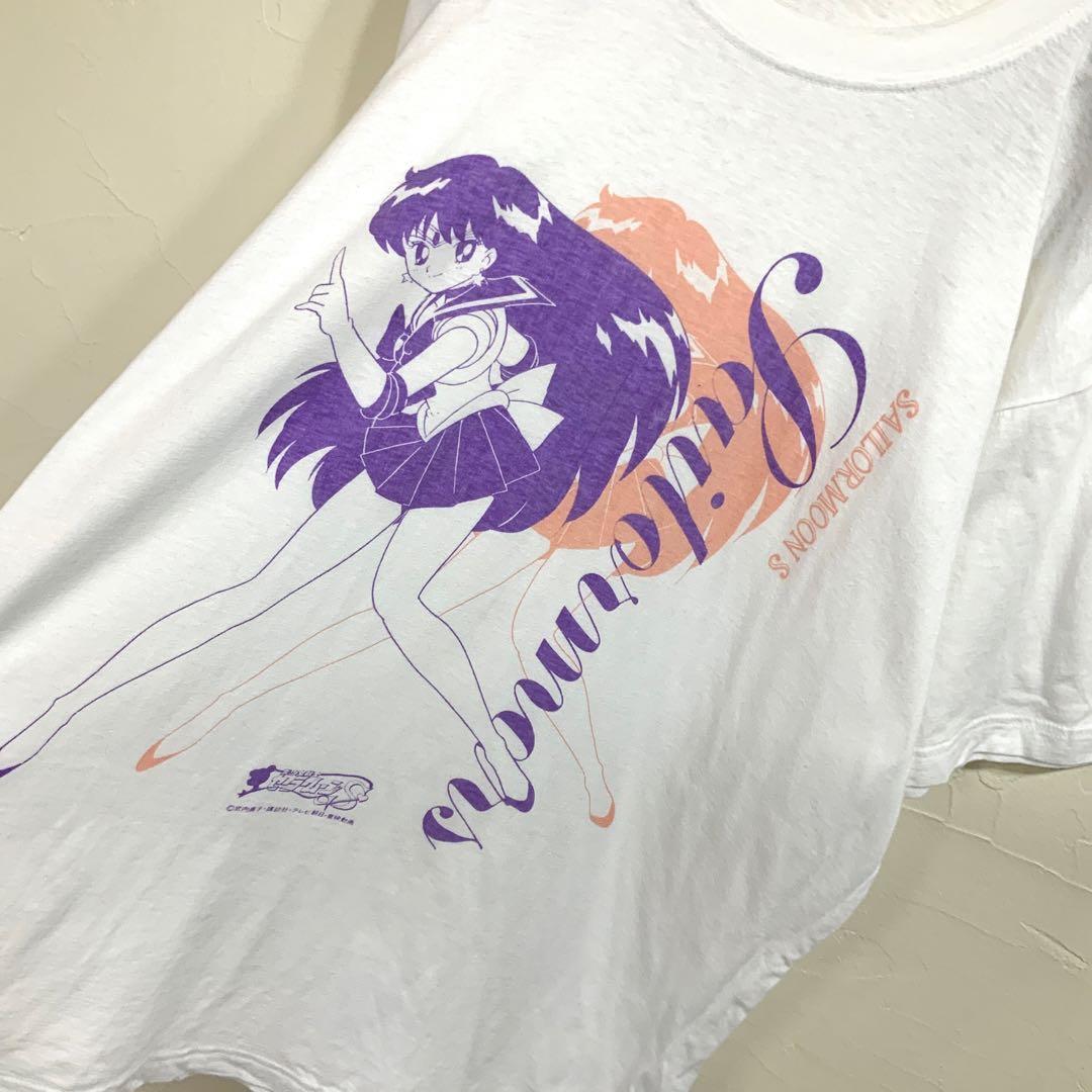 未使用品【セーラームーン】アニメ マーズ 火野レイ Tシャツ ヴィンテージ セーラーマーズ Tシャツ 火野レイ セーラームーン アニメ 漫画