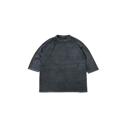 ピグメント tシャツ 無地 グッドウェア tシャツ usa goodwear 3/4 raglan tee MADE IN USA 大阪 店舗 取り扱い 大阪门市 日本集合店 BLACK