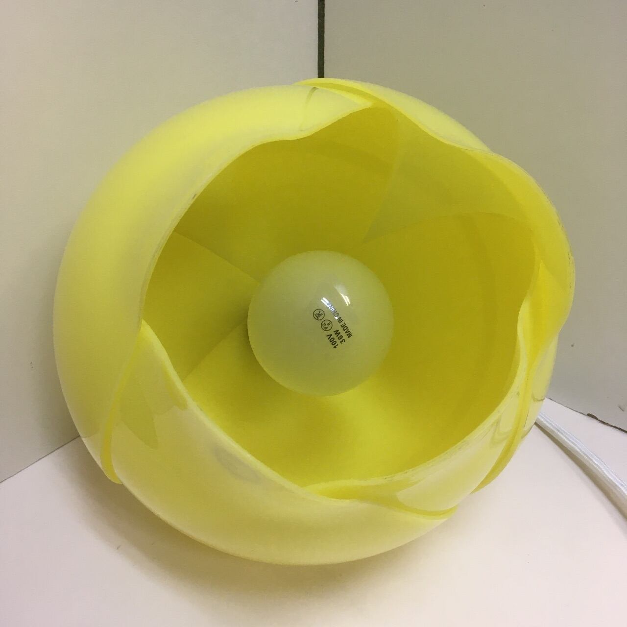 National レトロなペンダント照明A【チューリップ/イエロー