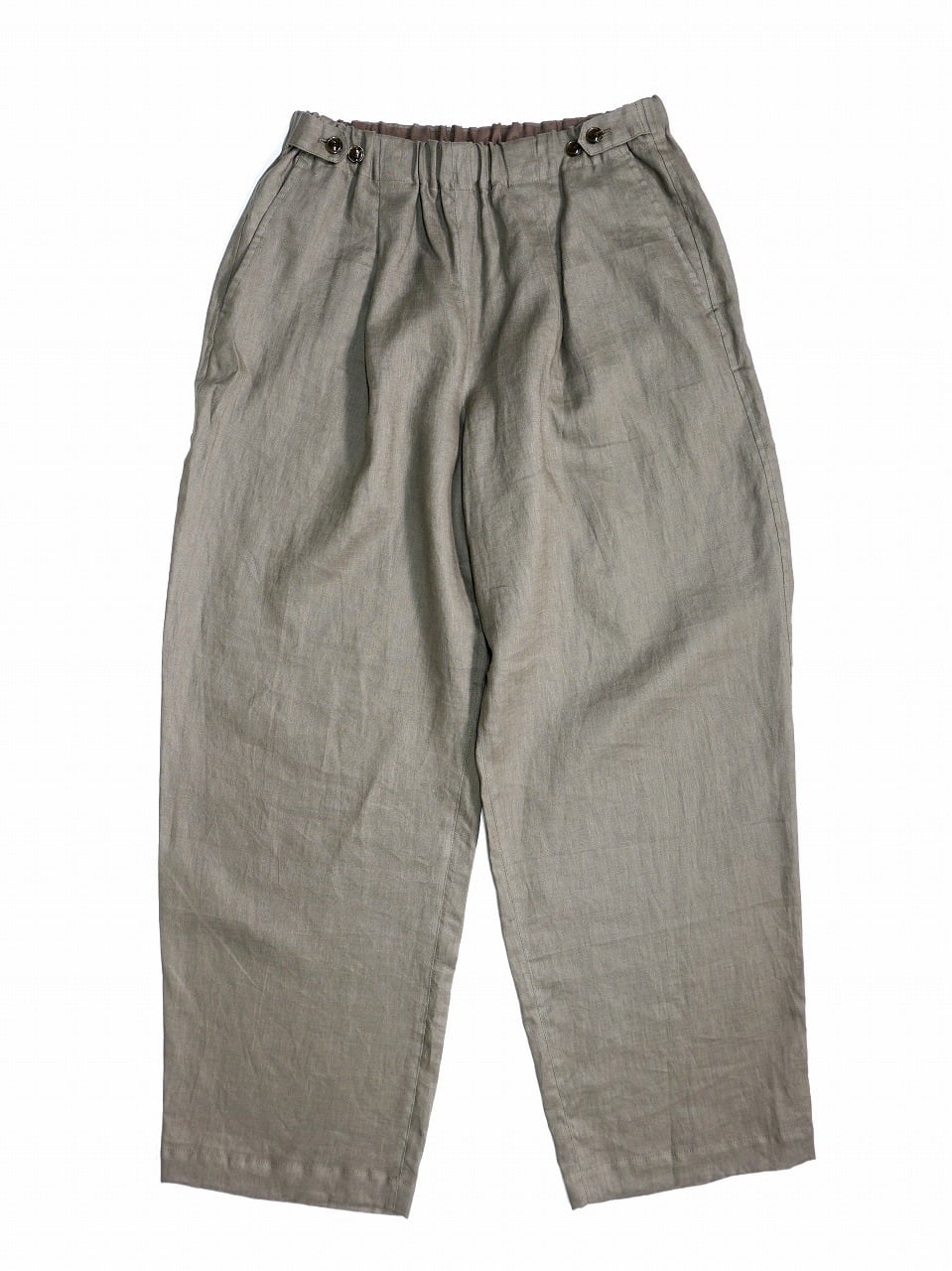 French Linen Wide Easy Pants