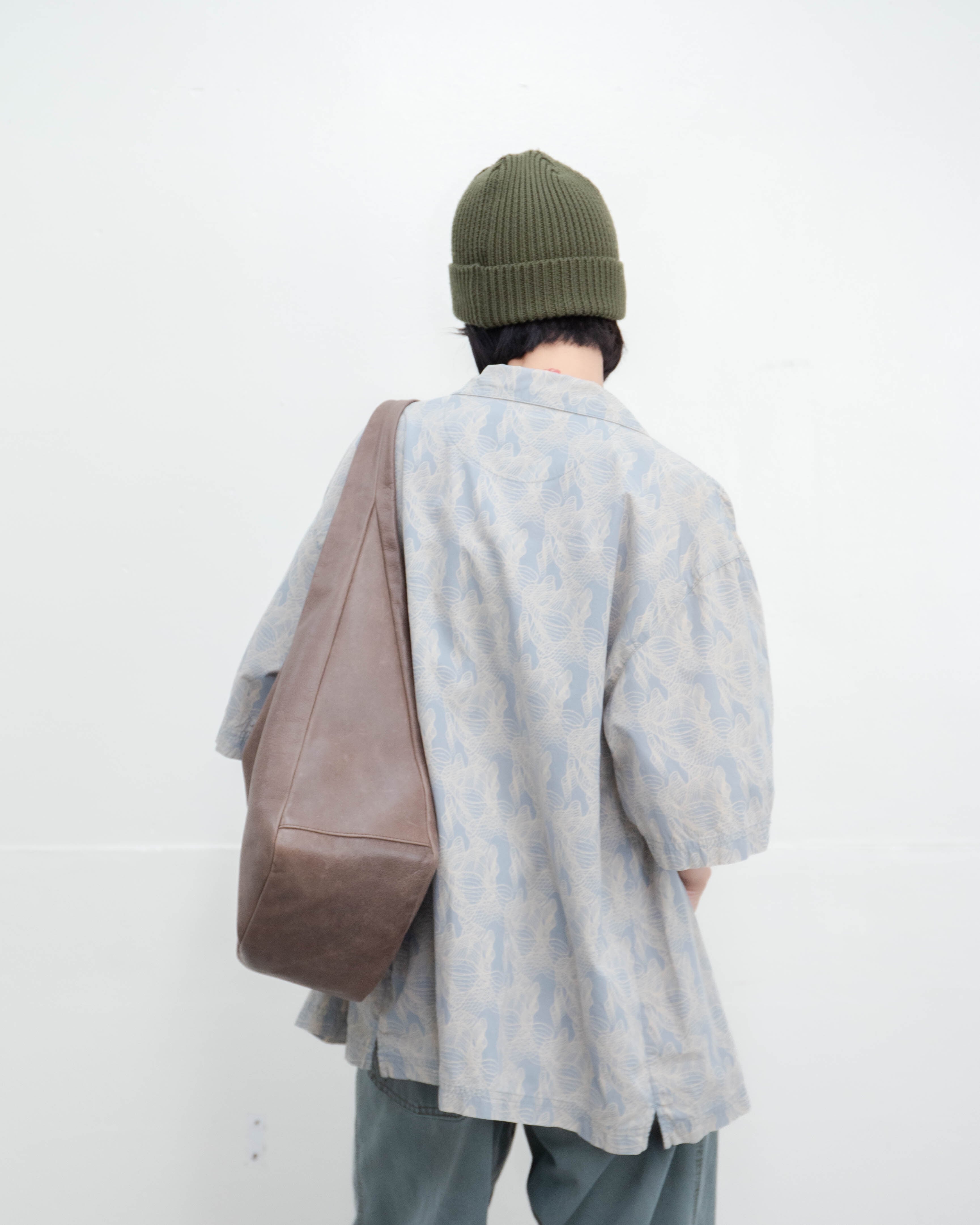 1990s NIKE - abstract open collar shirt | LUIK FINN