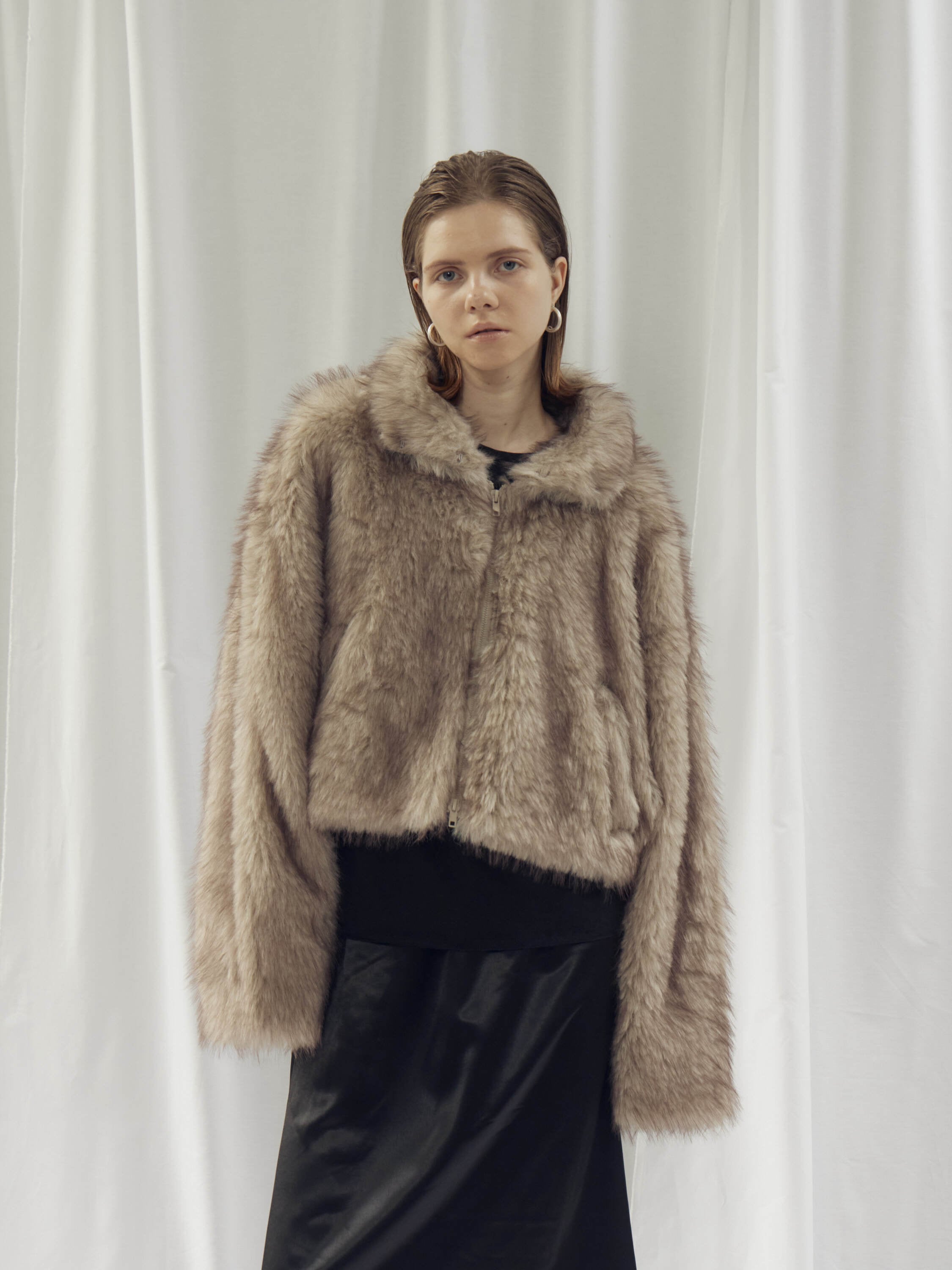 新色追加／FAUX FUR SHORT JK（ﾌｪｲｸﾌｧｰｼｮｰﾄｼﾞｬｹｯﾄ）【7543087】 | CIEL'AIR