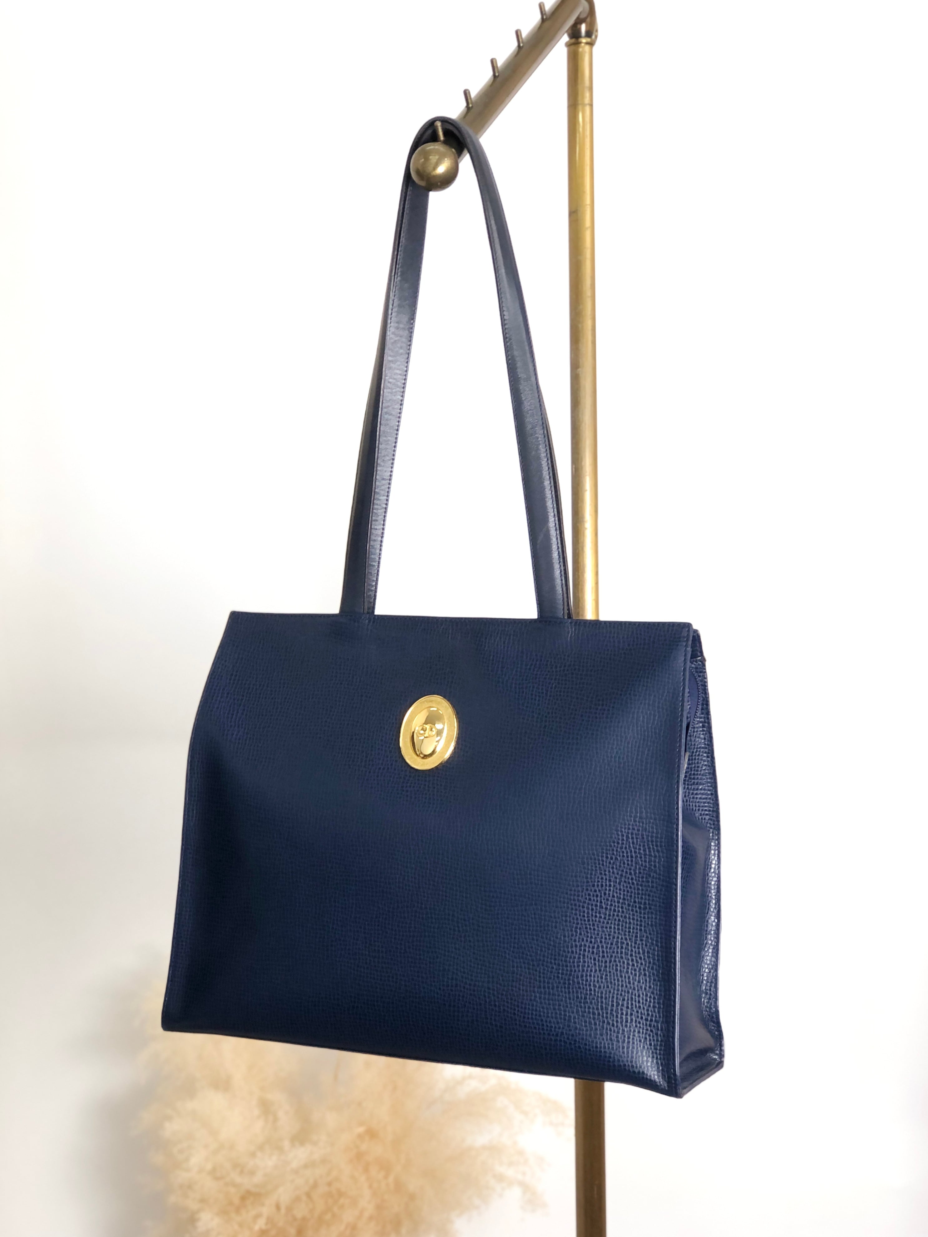 Christian Dior クリスチャン ディオール ハンドバッグ ネイビー