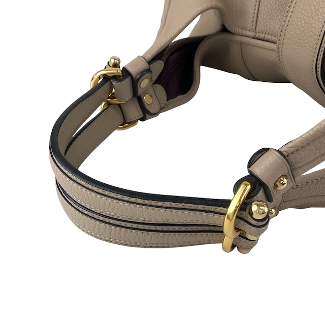 LOEWE ロエベ カリエ ハンドバッグ ベージュ レザー ホーボー vintage ヴィンテージ オールド cc6kmu