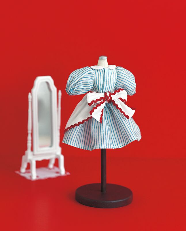 材料キット】《おめかし》「くらはしれいの夢みるドール服」掲載（kit