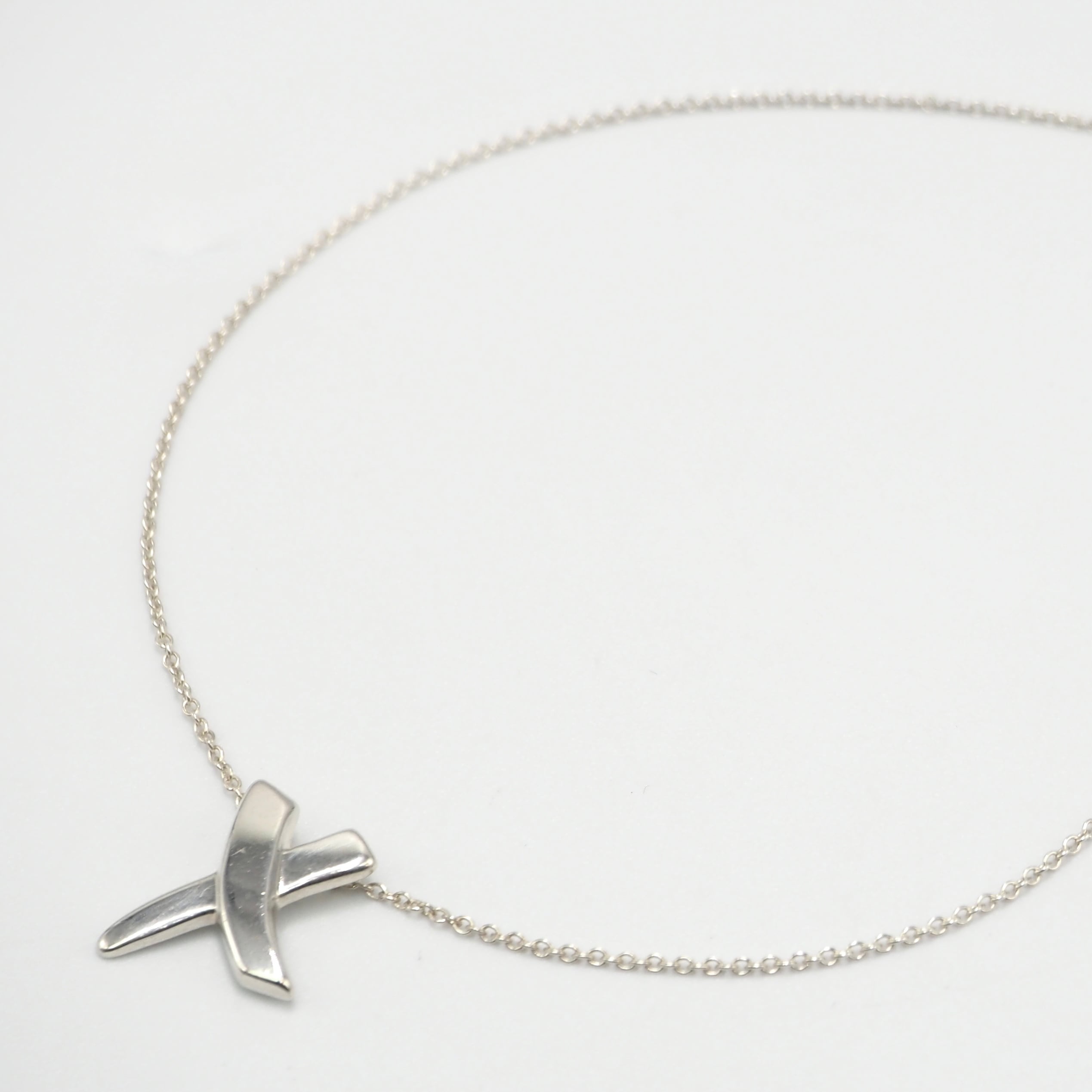 3/3掲載 Tiffany&Co. パロマピカソ キス ネックレス シルバー925 ティファニー