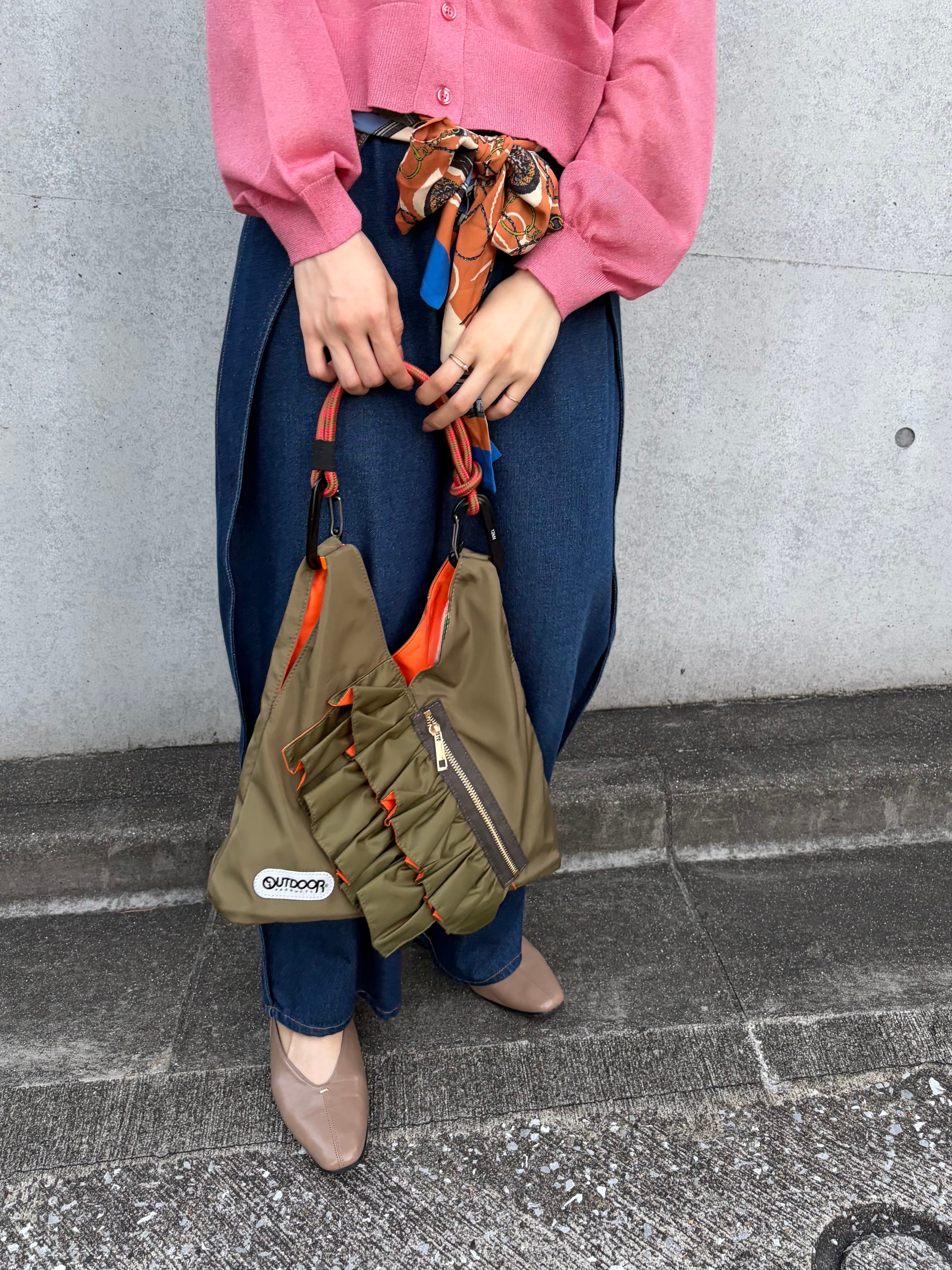 RISLEY×OUTDOOR PRODUCTS】miniトライアングルフリルバッグ(8502067
