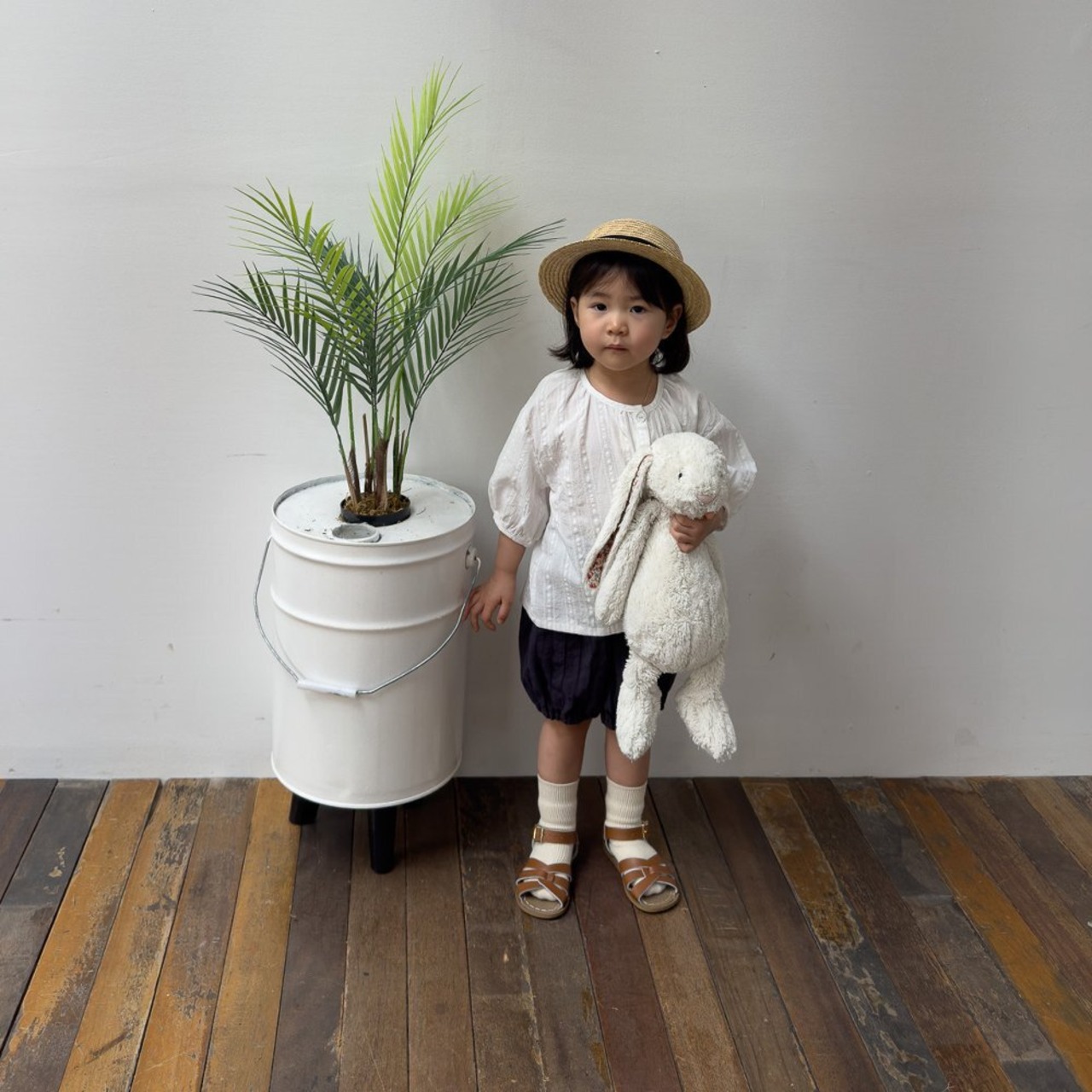 【ONU】パンプキンパンツ アイボリー 80〜120cm 240525 - 19