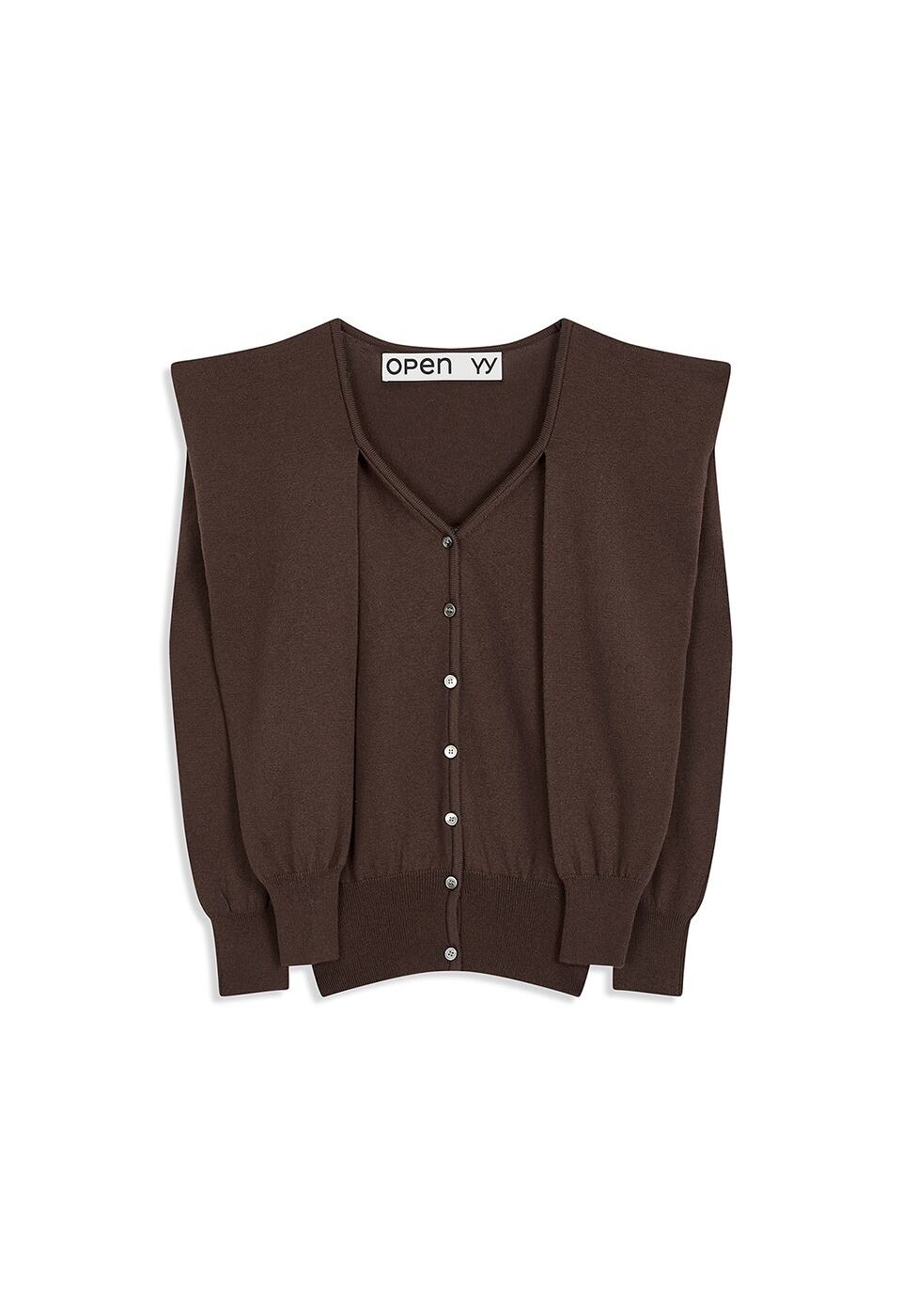 韓国 人気OPEN YYストライプ フード付きカーディガン 韓国OPEN YY