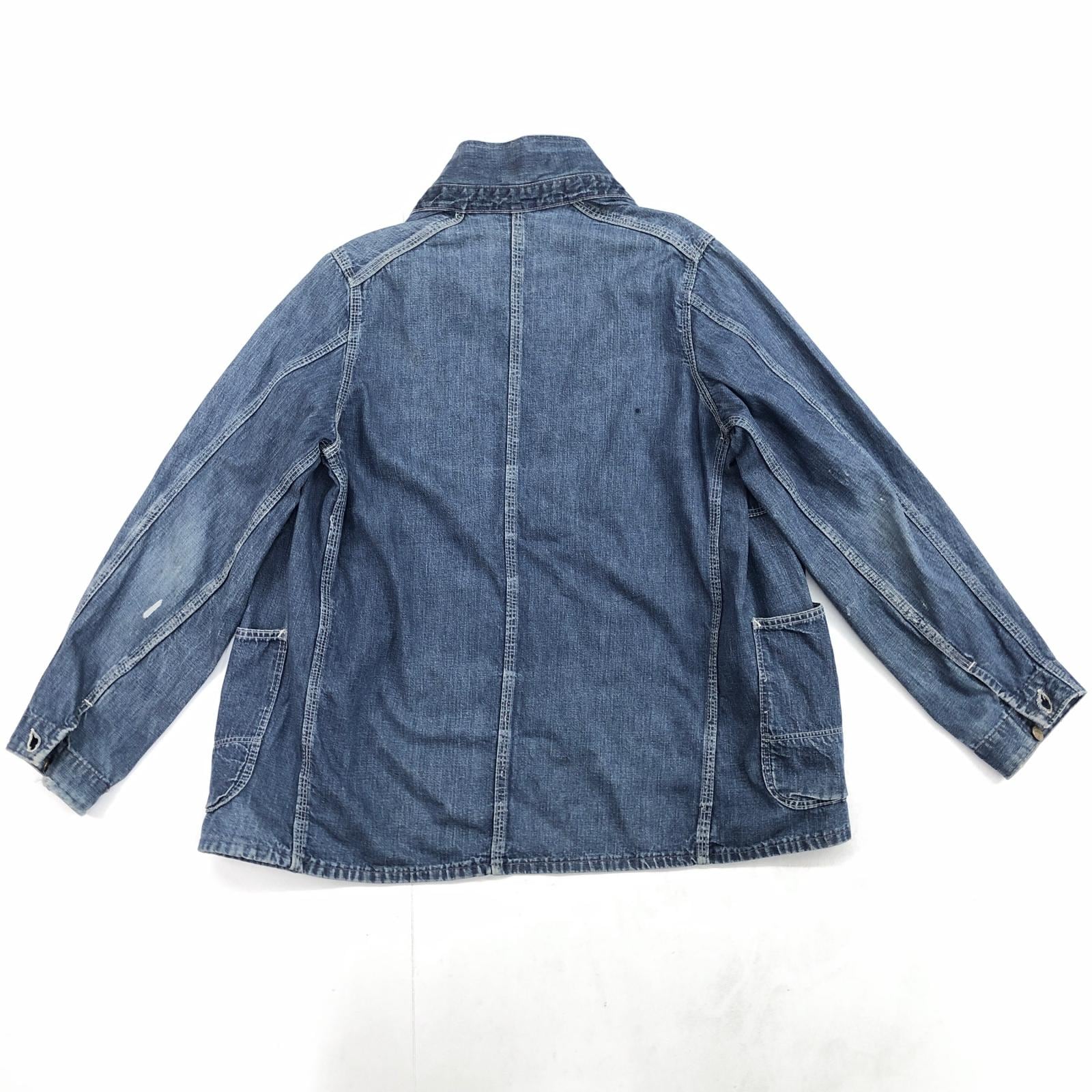 UNKNOWN 50年代あたり SANFORIZED デニムカバーオール ワーク