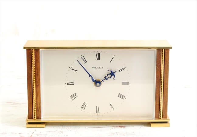 ドイツ製  真鍮 置き時計 キンツレー ブラス ヴィンテージ