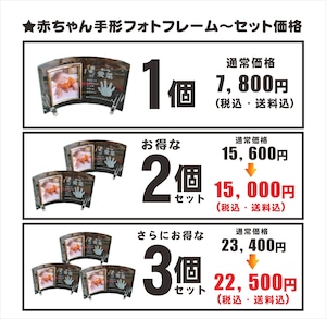 3個セット 赤ちゃん 手形 ガラス フォトフレーム 誕生月 スワロフスキー ラインストーン 誕生日 出産祝い 送料無料