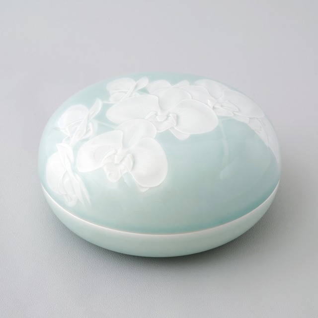 胡蝶蘭陰刻蓋物