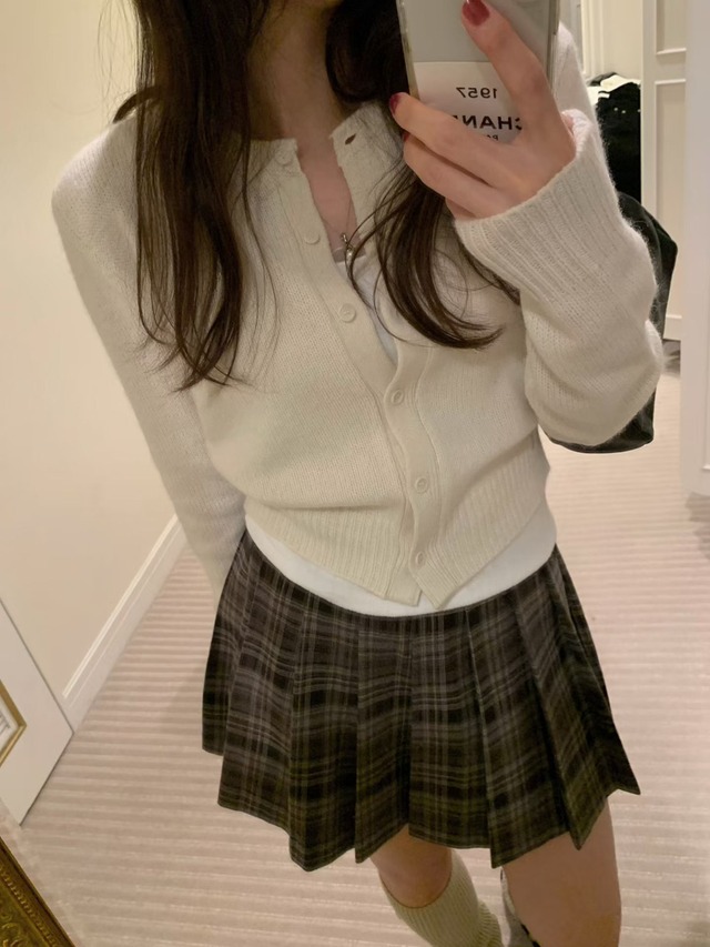 (予約) pretty young thing / Michelle baby alpaca cardigan 4color