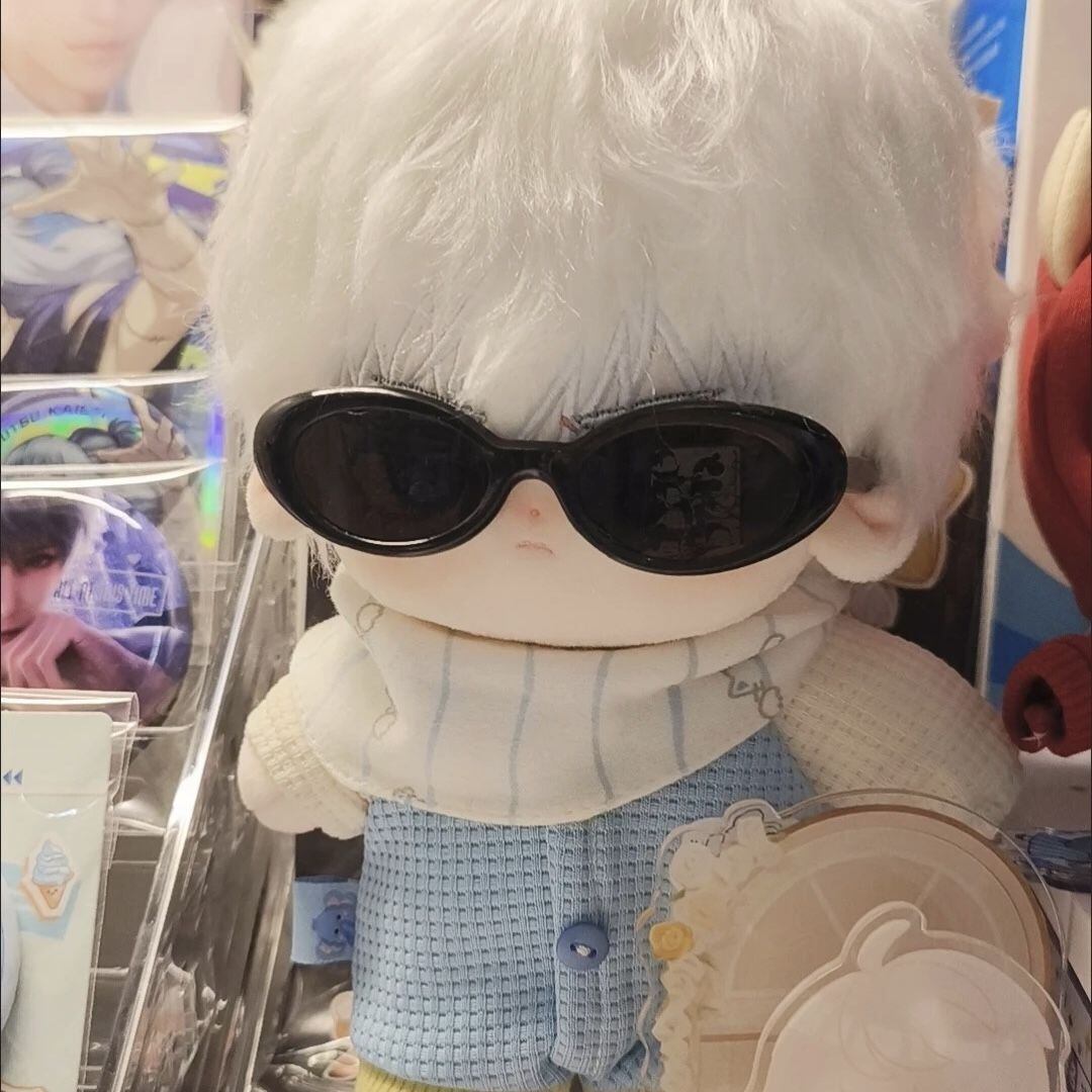 サングラス 三角形 アイウェア 8.5cm幅 Labubu 123代/20cmぬい用