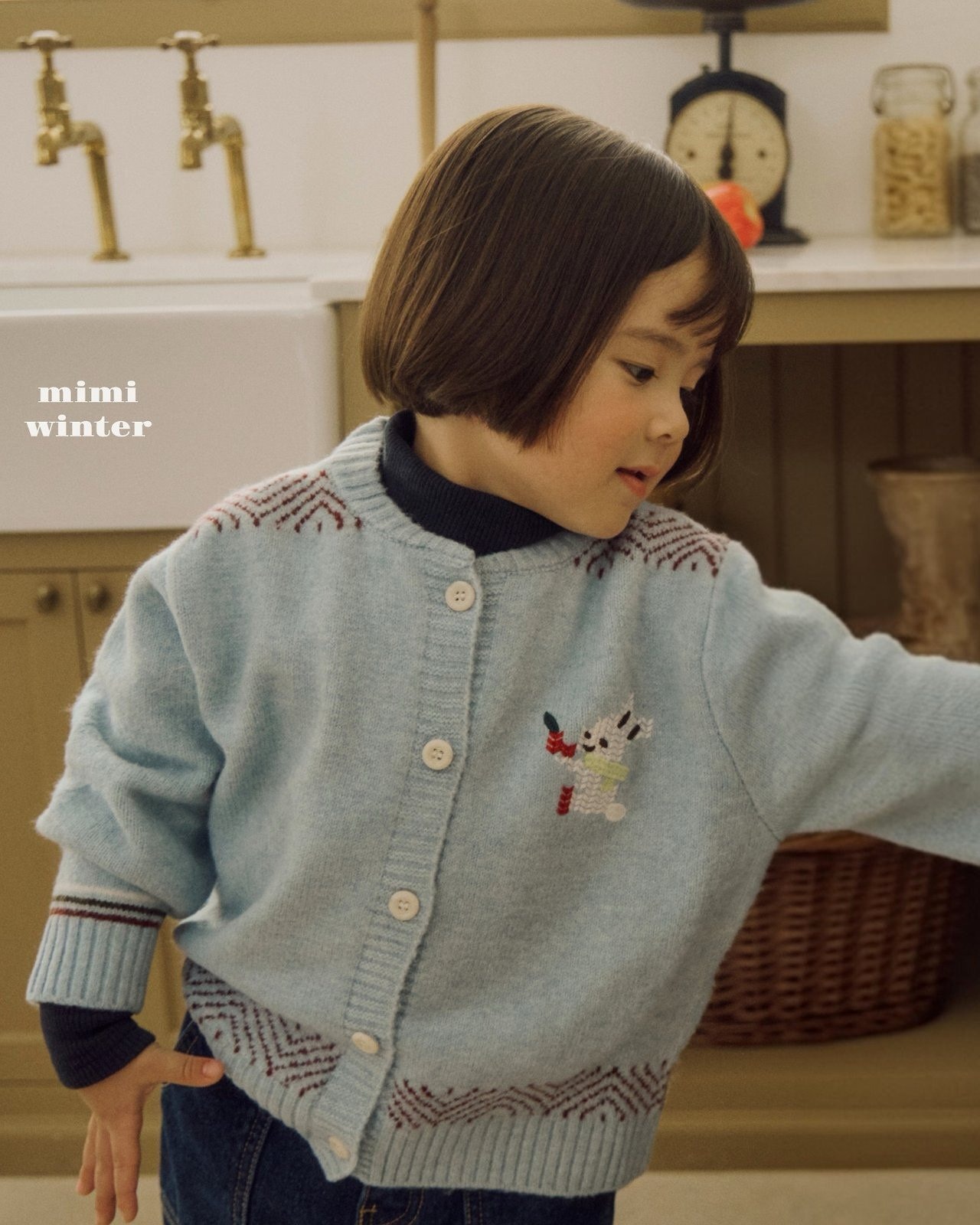BYMIMI［取寄］animal cardigan 26winter