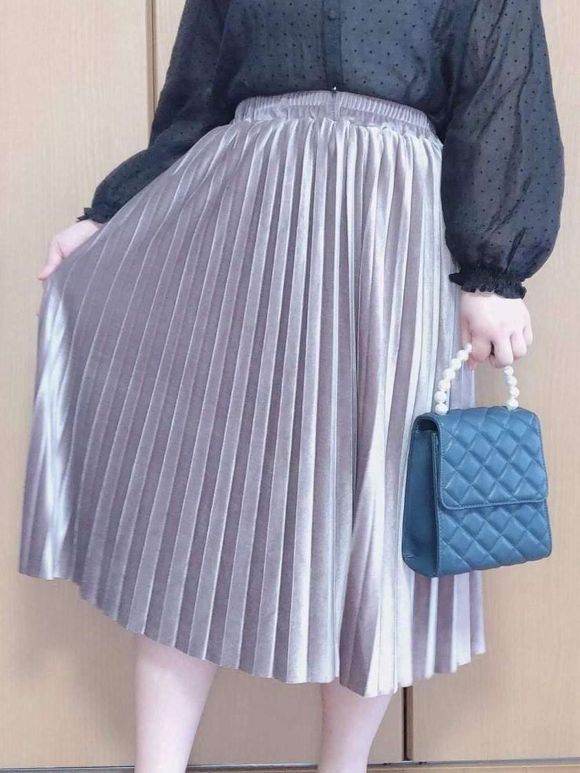 ミモレ丈プリーツスカート ロングスカート きれいめ カジュアル Ch3499 可愛い大きいサイズ韓国レディースファッション通販 Chulachula チュラチュラ