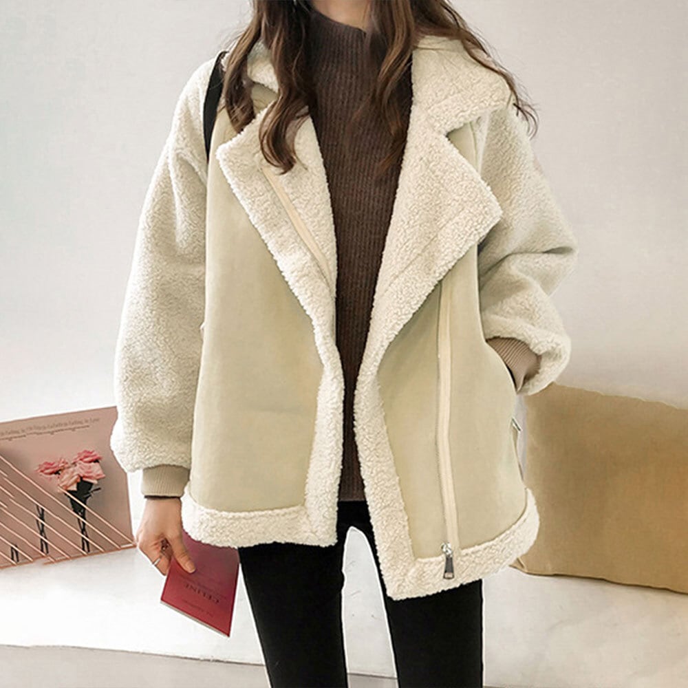 ボア ジャケット レディース 秋冬 アウター フリース 大人 かわいい おしゃれ 防寒 きれいめ カジュアル ブルゾン 大人可愛い 大人女子