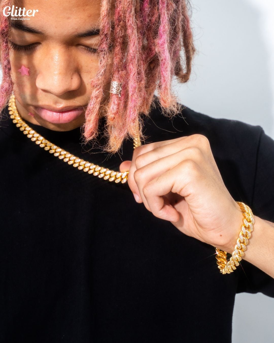 Iced Out Chain | Glitter Glitter アイスチェーン 19mm 45cm