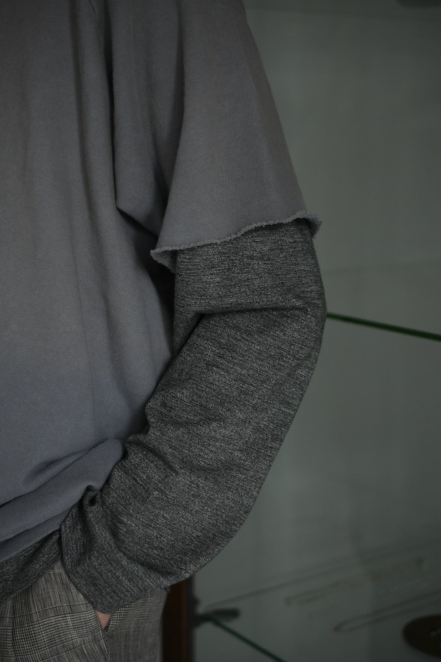 A.PRESSE / Vintage Light Weight S/S Sweatshirt (Gray)
