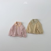 韓国子供服 / LINDO / ラワーカラートレーナー / 秋服 *XS~XL*