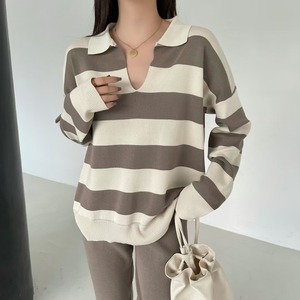 ボーダーニット(パンツset)   AJ1050-8809