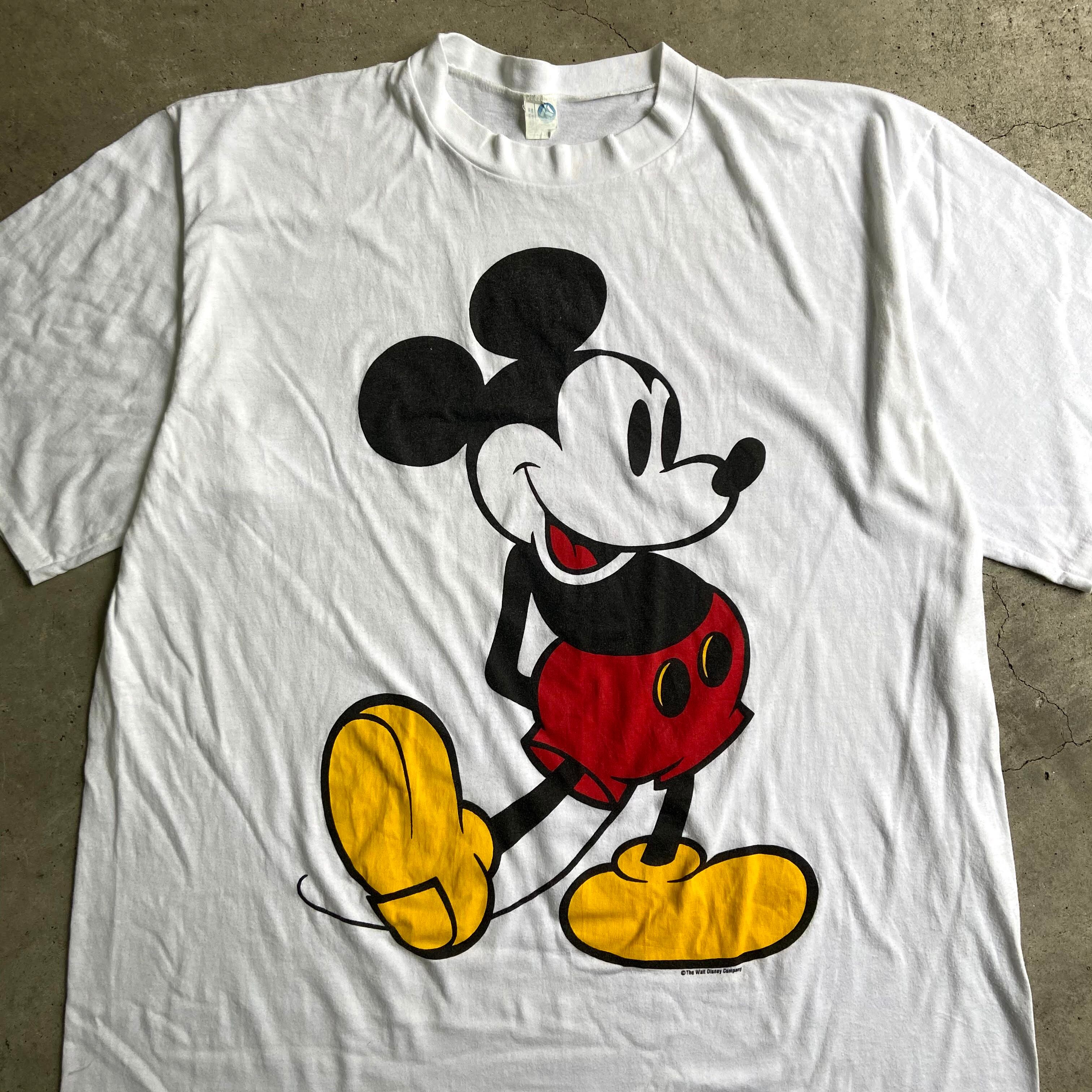 ビッグサイズ 80年代 ディズニー ミッキーマウス Tシャツ キャラクタープリントtシャツ ワンピース メンズ3xl相当 レディース 古着 80s ビンテージ ヴィンテージ Disney Mickey Mouse 大きいサイズ Tシャツ Sa Al2110 Cave 古着屋 公式 古着通販サイト